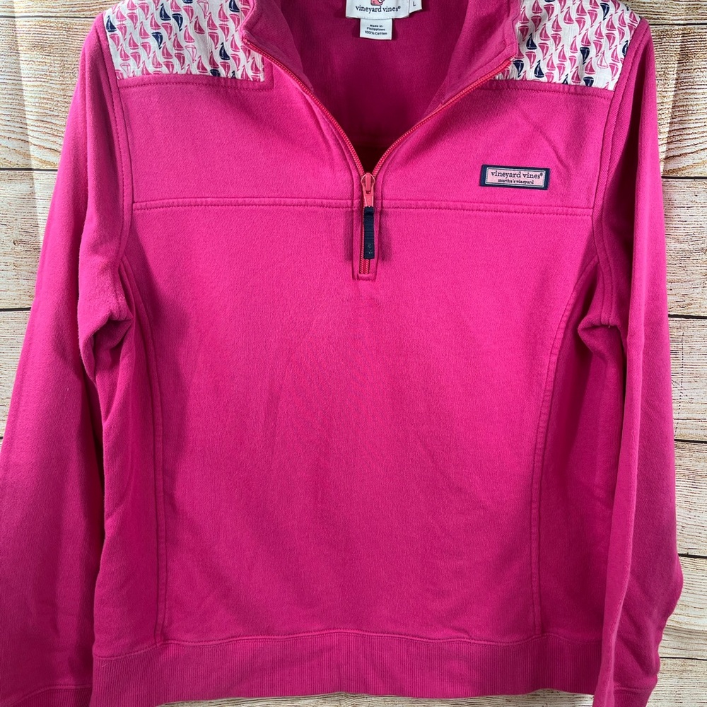 Vineyard Vines Bright Pink Pullover